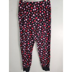 Kate Spade Women Small Joggers Lounge Pants Hearts Travel Pull On‎ Pockets